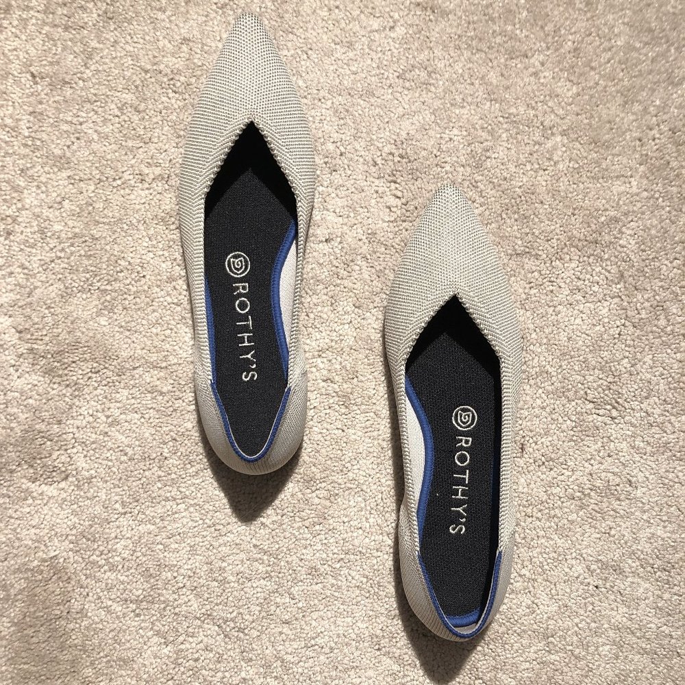Worn ONCE! Rothy's "The Point" Flats